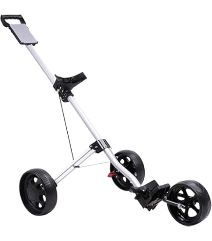 Amazon | Folpus 3輪プッシュプルゴルフカート ゴルフバッグプルカート